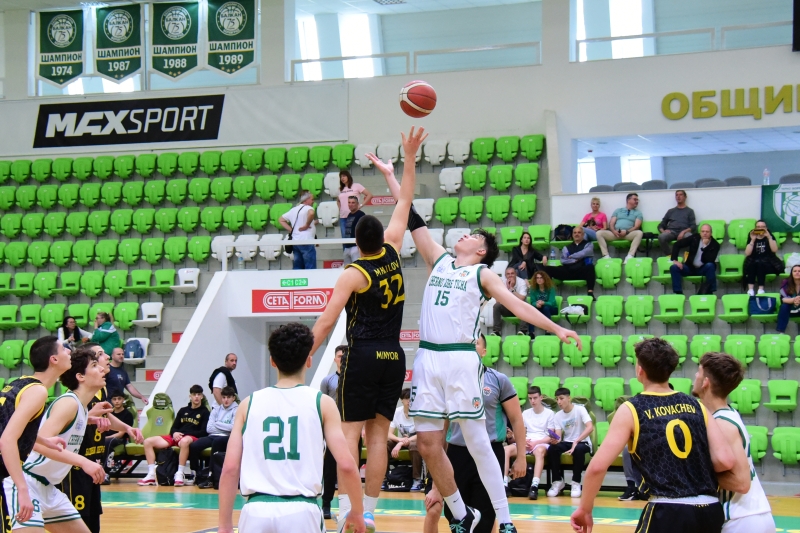 Финали за юноши U17, трето място: Черно море Тича - Миньор 2015, 12.05.2024 / сн. balkan-basket.com