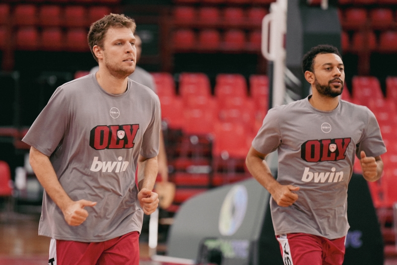 Тренировка на Александър Везенков и Олимпиакос, 30.10.2024 / сн. BGbasket.com