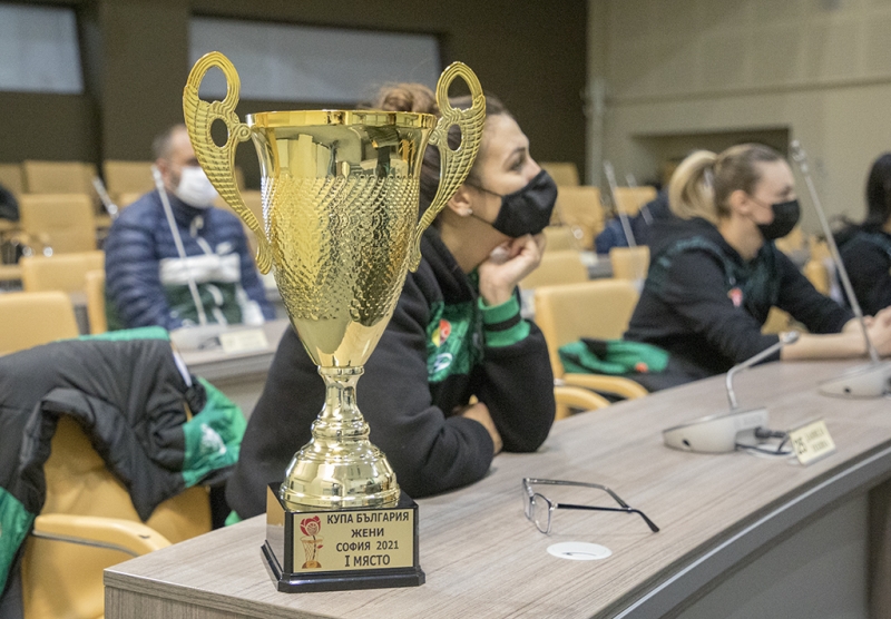 Носителките на Купата на България на гости в община Стара Загора / сн. starazagora.bg