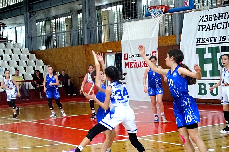 Финали за момичета U12, финал: Дунав Русе - Светкавица , 23.05.2023 / сн. BGbasket.com