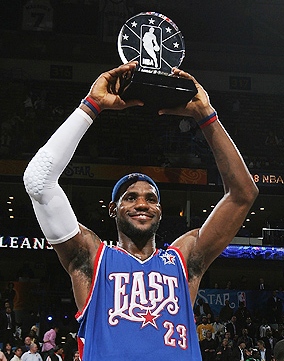 Леброн Джеймс - MVP на мача на звездите в НБА