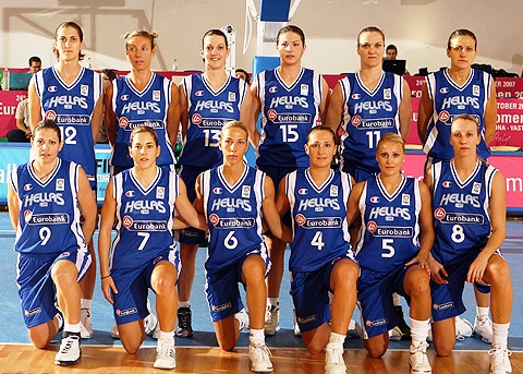 Съставът на Гърция (жени) за мача с България