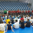 Среща на мъжкия национален отбор с децата от школата на Рилски спортист, 30.06.2022 / сн. БФБ